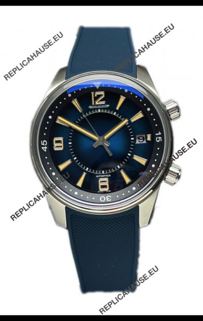 Jaeger LeCoultre Polaris Date Blue Dial Rubber Strap 1:1 Mirror Replica Watch 42MM