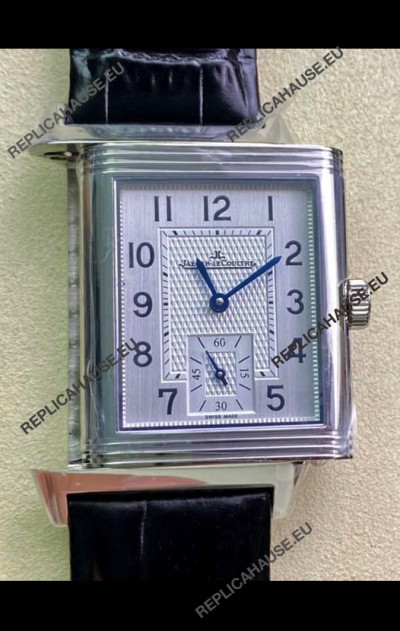 Jaeger-LeCoultre Reverso DuoFace Stainless Steel Casing Watch in Swiss Automatic Movement