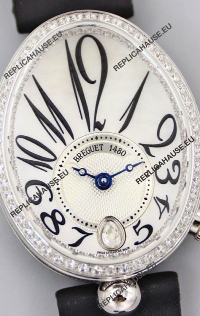 Breguet Reine De Naples Ladies Stainless Steel Swiss 1:1 Edition Replica Watch 