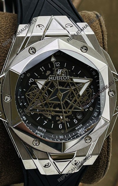 Hublot Big Bang UNICO Sang Bleu II Stainless Steel 1:1 Mirror Quality Swiss Replica Watch 