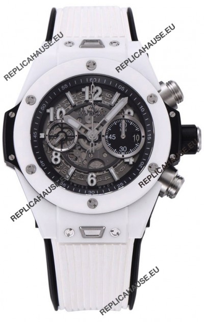 Hublot Big Bang Unico White Ceramic Casing 1:1 Mirror Edition Swiss Replica Watch