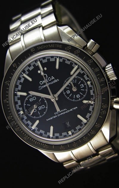 Omega Speedmaster Racing Co-Axial Master Chronograph Swiss Replica Watch Black Dial