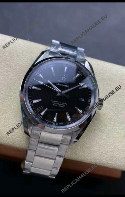Omega Aqua Terra 150M Black Dial 904L Steel Casing Steel Hands 1:1 Mirror Replica 41MM 