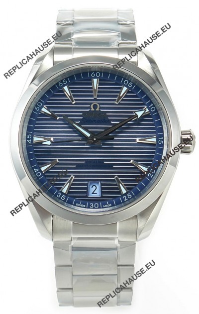 Omega Aqua Terra 150M Summer Blue Dial 904L Steel Casing 1:1 Mirror Replica 41MM 