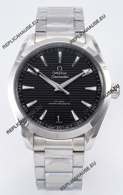 Omega Aqua Terra 150M Black Dial 904L Steel Casing 1:1 Mirror Replica 41MM 