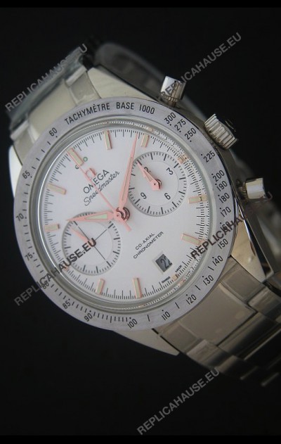 Omega Speedmaster 57 Co-Axial Chronograph in Pink Gold Markers Swiss Watch