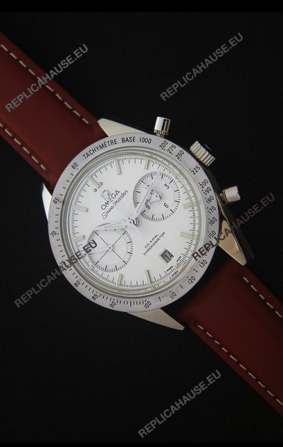 Omega Speedmaster 57 Co-Axial Chronograph Watch in Leather Strap