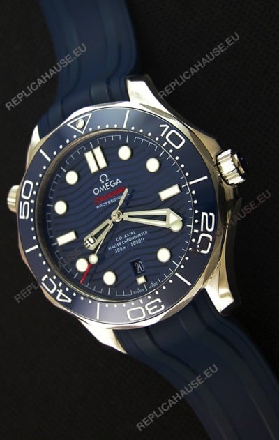 Omega Seamaster 300M Co-Axial Master Chronometer BLUE Swiss 1:1 Mirror Replica Watch 