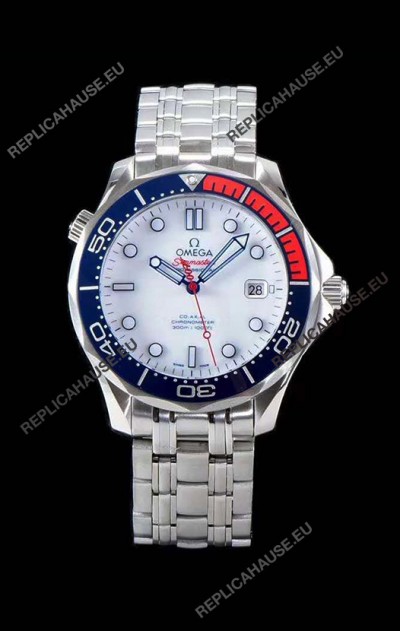 Omega Seamaster Diver 300M 007 Commander's Edition Swiss 1:1 Mirror Watch 904L Steel 