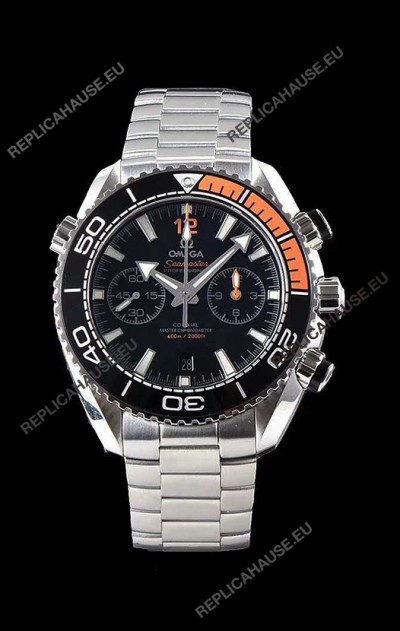 Omega Planet Ocean 600M Chronograph 904L Steel 1:1 Mirror Replica Watch 