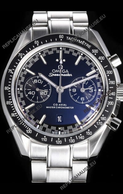 Omega Speedmaster Super Clone Racing Co-Axial Master Chronograph Swiss Replica Watch Black Dial