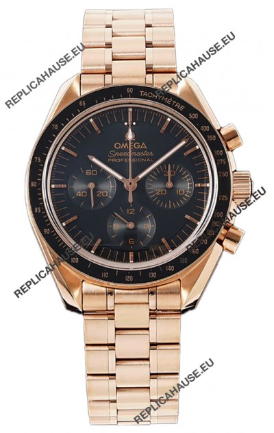 Omega Speedmaster Rose Gold Co-Axial Chronograph 41MM 1:1 Mirror Replica Watch