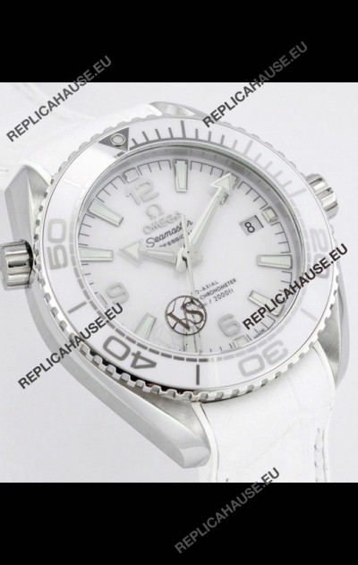 Omega Seamaster Planet Ocean Swiss Watch 39MM - 1:1 Mirror Replica Leather Strap