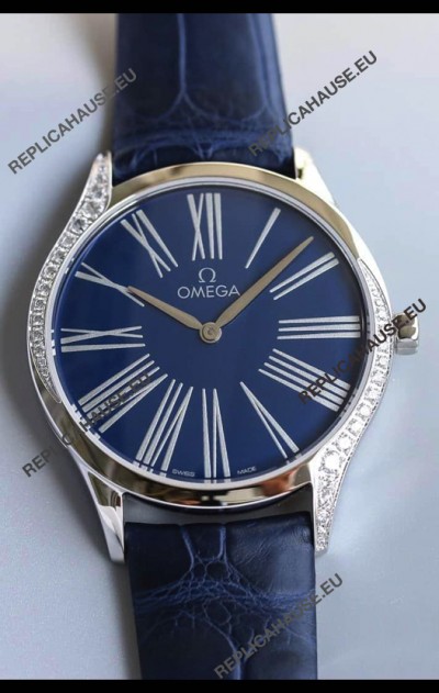 Omega De Ville Tresor Edition Swiss Quartz Watch 36MM Steel Casing White Dial