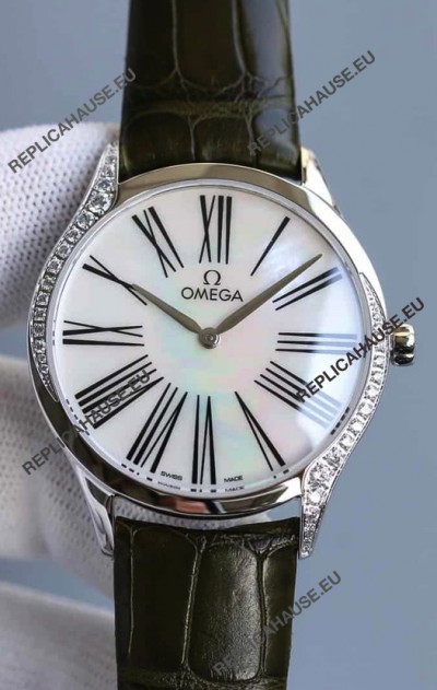 Omega De Ville Tresor Edition Swiss Quartz Watch 36MM Steel Casing White Dial