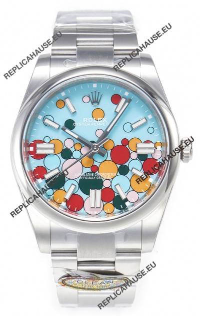 Rolex Oyster Perpetual Super Clone REF# 124300 Celebration Dial in 41MM ETA 3230 Replica Watch 