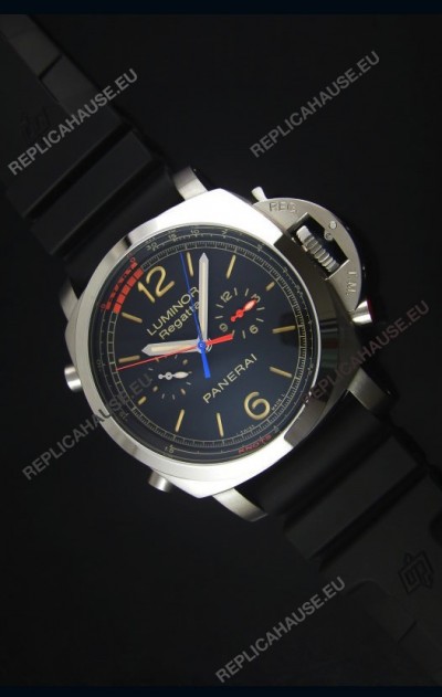 Panerai Luminor Regatta Japanese Replica Watch in Steel Case