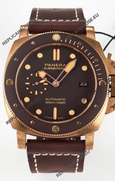 Panerai Super Clone Submersible PAM968 Bronzo Swiss P9010 Movement Watch