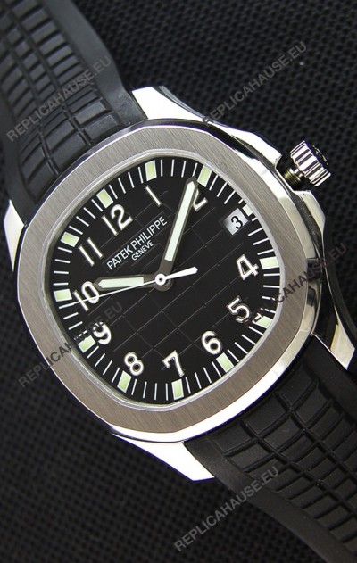 Patek Philippe Aquanaut 5167A-001 Swiss Replica Watch Black Dial - 1:1 Mirror Edition 