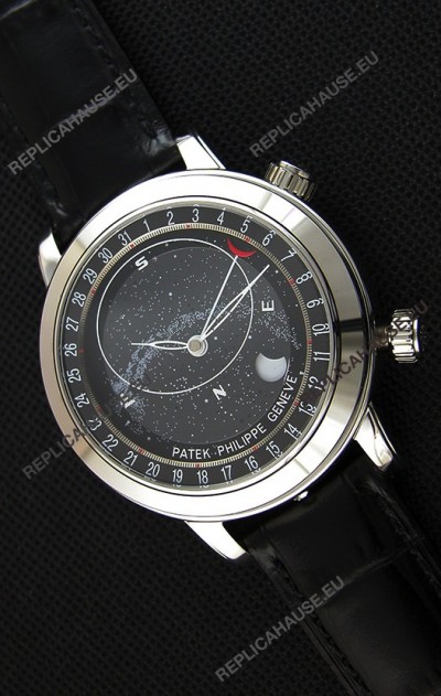 Patek Philippe Grand Complication 6102P Celestial Moon Age Grey Dial Swiss Replica Watch 