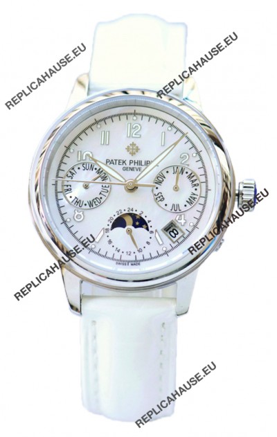 Patek Philippe Grand Complications Ladies First Perpetual Calendaer Steel Casing Swiss Replica Watch