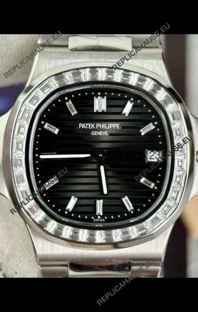 Patek Philippe Nautilus 5711/1A-014 1:1 Mirror Swiss Replica Watch in Brown Dial