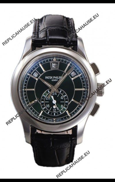 Patek Philippe 5205 Complications Moonphase Green Dial 1:1 Mirror Swiss Replica Watch