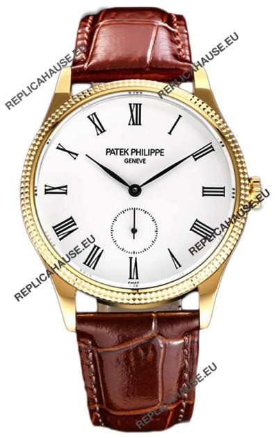 Patek Philippe Calatrava 5119G Yellow Gold Casing 1:1 Mirror Replica Watch 
