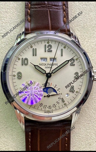 Patek Philippe Grand Complications 5320G-001 1:1 Mirror Swiss Replica Watch Milky White Dial 