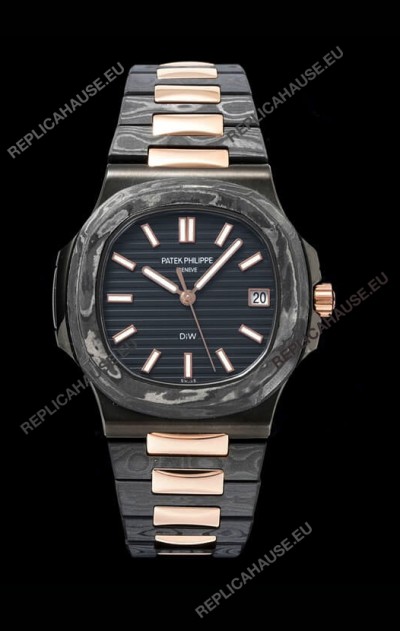Patek Philippe Nautilus 5711 DiW Edition Ceramic/Carbon 1:1 Mirror Swiss Replica Watch