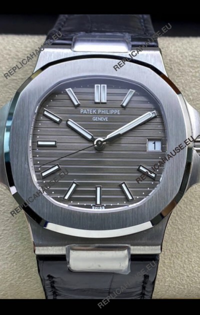 Patek Philippe Nautilus 5711G-001 904L Steel 2023 Updated Mirror Replica Watch - Grey Dial