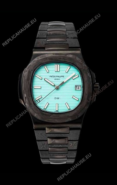 Patek Philippe Nautilus 5711 DiW Edition Ceramic/Carbon 1:1 Mirror Swiss Replica Watch