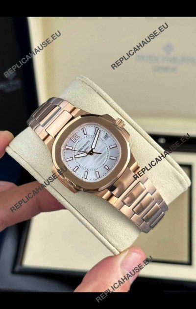 Patek Philippe Nautilus Super Clone 7010/1GR-011 32MM 1:1 Mirror Replica 