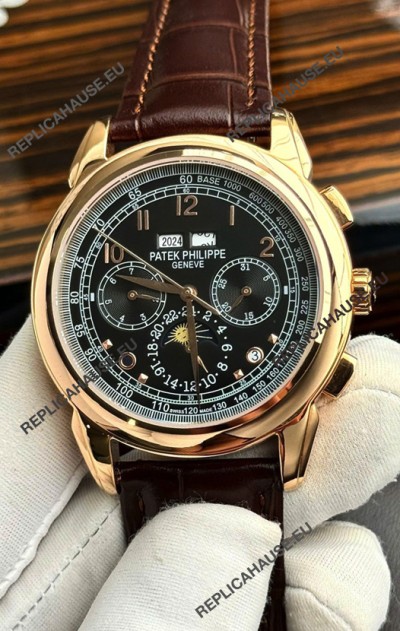 Patek Philippe Grand Complications 5270 Swiss Replica Watch in Rose Gold Casing