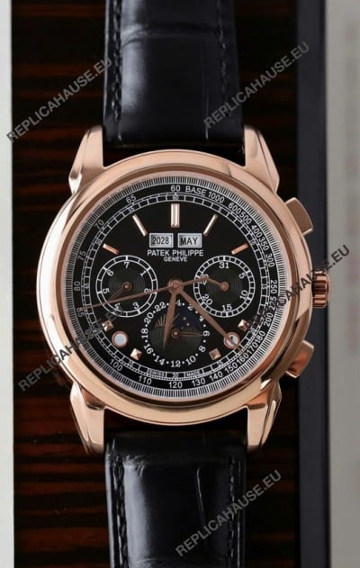 Patek Philippe Grand Complications 5270 Swiss Replica Watch in Rose Gold Casing