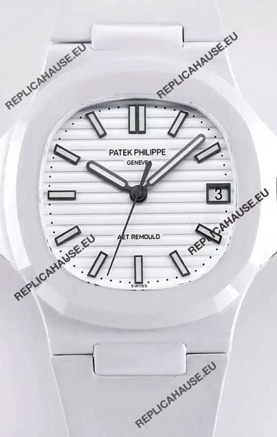 Patek Philippe Nautilus 5711 AET Remould White Edition Swiss Replica Watch 