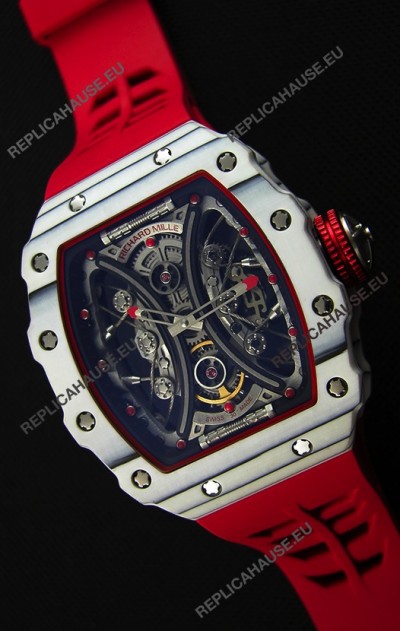 Richard Mille RM53-01 Pablo Mac Donough White Carbon Case Swiss Replica Watch 