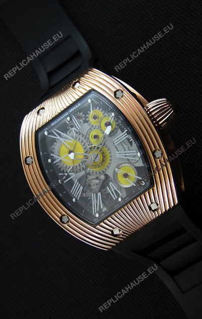 Richard Mille RM 018 Tourbillon Hommage A Boucheron Swiss Watch Yellow Gold Case