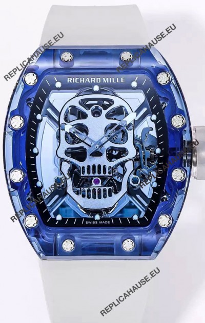 Richard Mille RM52-01 Sapphire Casing with Genuine Tourbillon Movement 1:1 Ultimate Replica