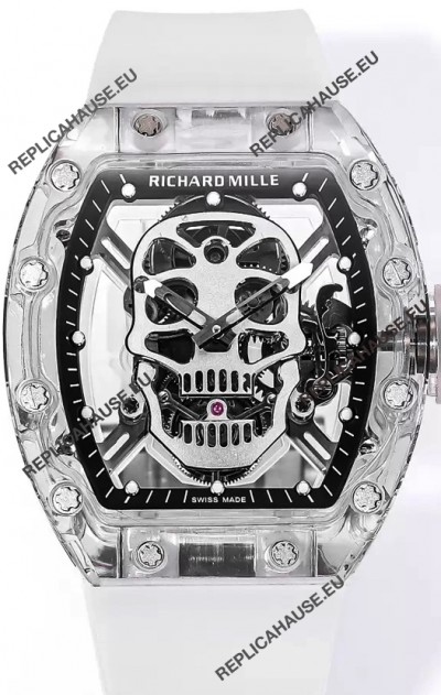 Richard Mille RM52-01 Sapphire Casing with Genuine Tourbillon Movement 1:1 Ultimate Replica