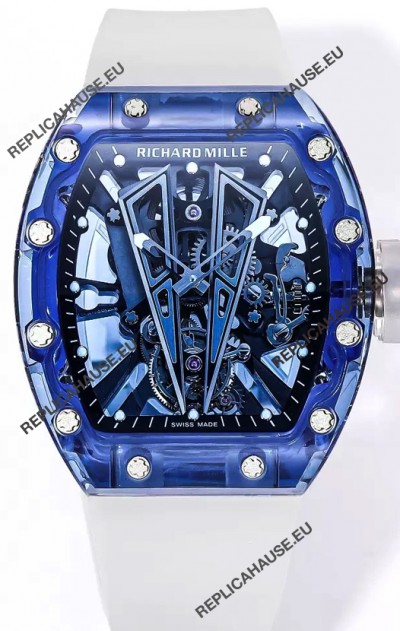 Richard Mille RM27-03 Sapphire Casing with Genuine Tourbillon Movement 1:1 Ultimate Replica