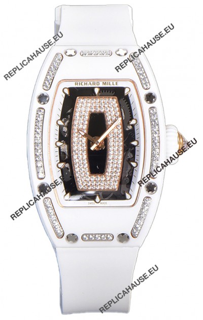 Richard Mille RM007 White Ceramic Automatic Superclone Swiss Replica Watch