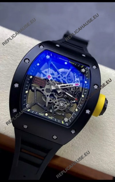 Richard Mille RM035 AMERICAS Black DLC Casing 1:1 Swiss Replica Watch 
