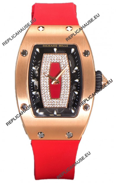 Richard Mille RM007 18K Rose Gold Automatic Superclone Swiss Watch
