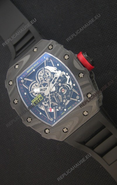 Richard Mille RM035-2 Rafael Nadal Forged Carbon Case with Red Crown