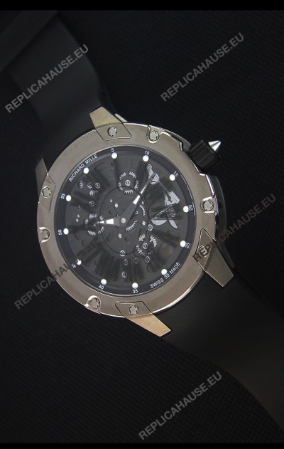 Richard Mille RM033 Extra Flat Edition Titanium Swiss Replica Watch Roman Numerals
