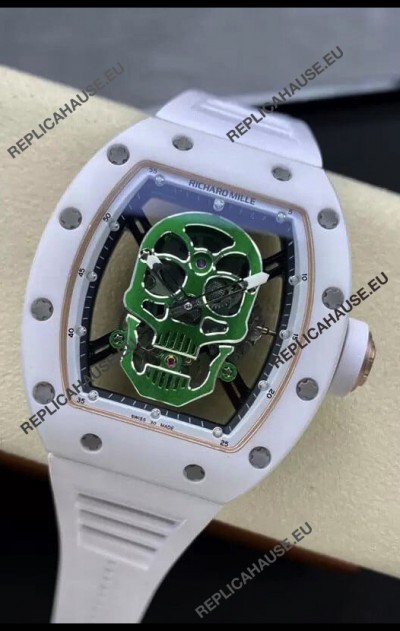Richard Mille RM052-01 Skull Genuine Tourbillon Edition Watch in Ceramic Casing