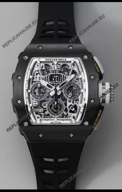 Richard Mille RM11-03 Titanium/Black Ceramic 1:1 Mirror Quality Swiss Replica Watch