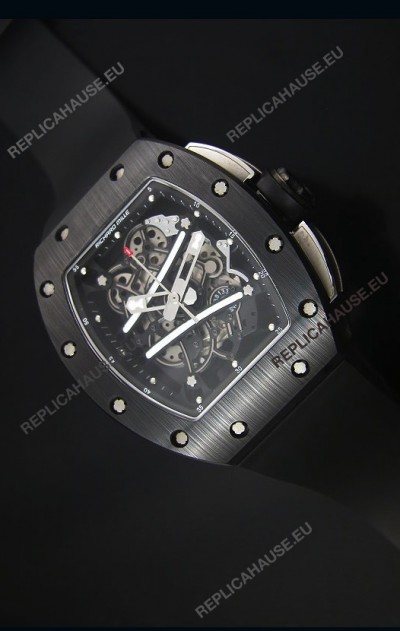 Richard Mille RM061 Ceramic Case Swiss Black Bezel Replica Watch