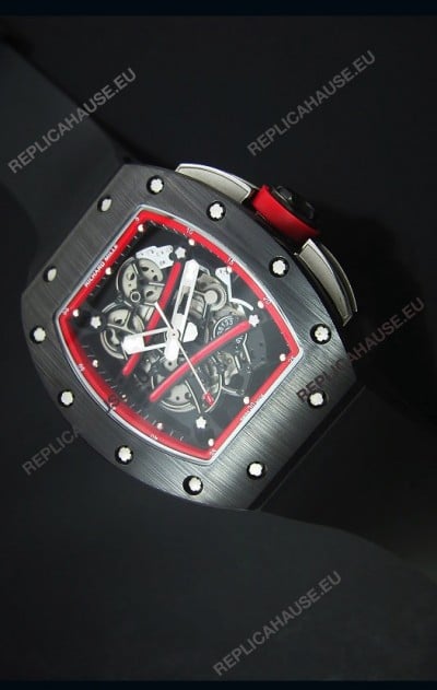 Richard Mille RM061 Ceramic Case Swiss Red Bezel Replica Watch